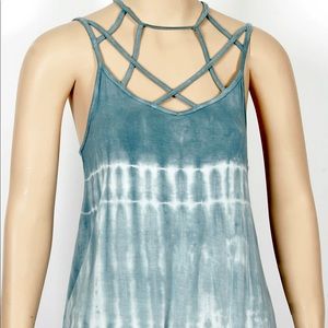 American Eagle Tie Dye Tank SMALL